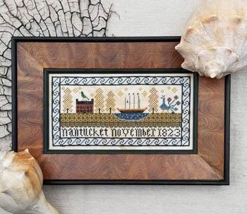 Stickvorlage Hello From Liz Mathews - Nantucket Sampler