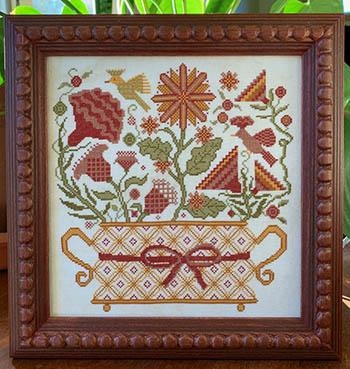 Blooming Basket - Carriage House Samplings (Stickvorlage)