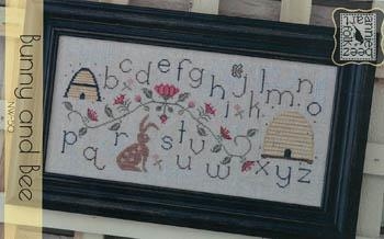 Bunny And Bee - Annie Beez Folk Art (Stickvorlage)