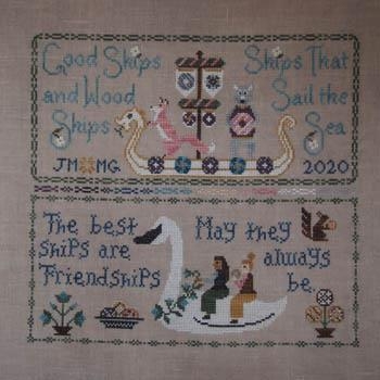 Stickvorlage Bendy Stitchy Designs - Friendship Sampler