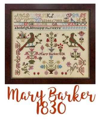 Stickvorlage Just Stitching Along - Miss Mary Barker 1830