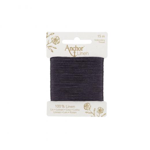 Anchor Linen Stickgarn 100% Leinen - Charcoal (Farbe 8)