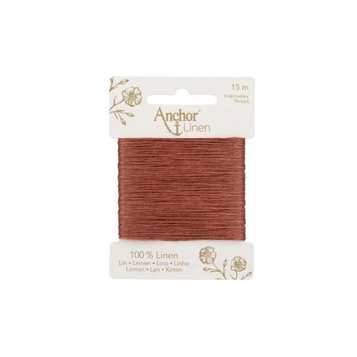 Anchor Linen Stickgarn 100% Leinen - Hazelnut (Farbe 14)