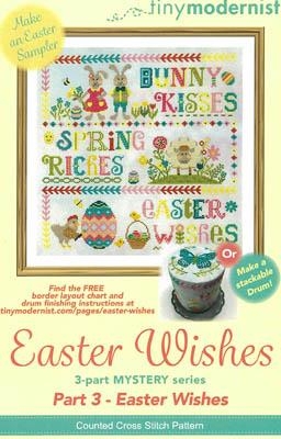 Stickvorlage Tiny Modernist Inc - Easter Wishes Teil 3