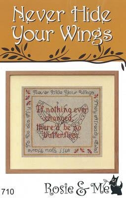 Stickvorlage Rosie & Me Creations - Never Hide Your Wings