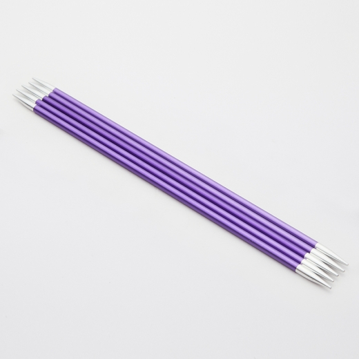 KnitPro Zing Nadelspiel 7,00 mm - 20 cm amethyst