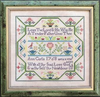 Stickvorlage Queenstown Sampler Designs - Ann Curtis 1768