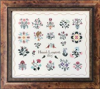 Stickvorlage Queenstown Sampler Designs - Hannah Longstreth 1805