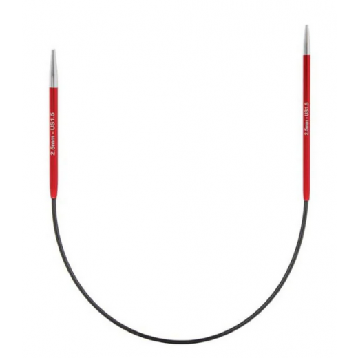 Rundstricknadel 2,50 mm - 25 cm - KnitPro Zing