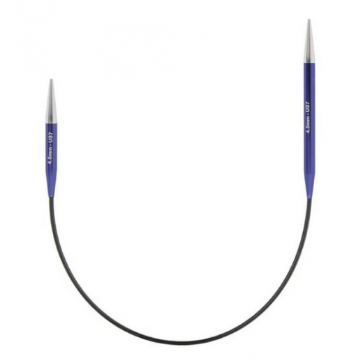 Rundstricknadel 4,50 mm - 25 cm - KnitPro Zing