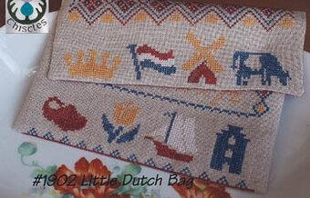 Stickvorlage Thistles - Little Dutch Bag