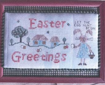 Stickvorlage Romys Creations - Easter Greetings