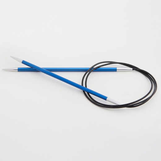 KnitPro Zing Rundstricknadel 4,00 mm - 150 cm saphir