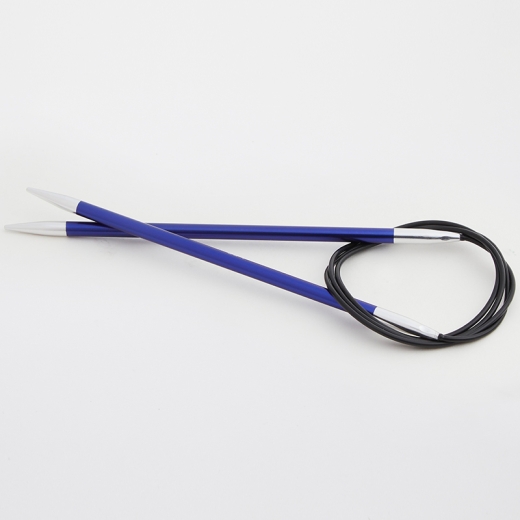 KnitPro Zing Rundstricknadel 4,50 mm - 60 cm iolit