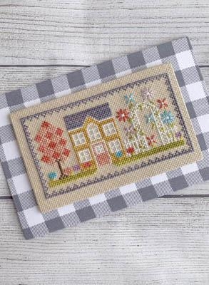 Stickvorlage Little Stitch Girl - Blossom House