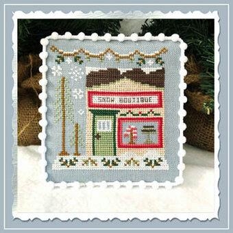 Stickvorlage Country Cottage Needleworks - Snow Village 7 Snow Boutique