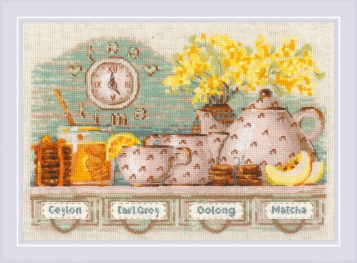 Riolis - Stickbild Tea Time