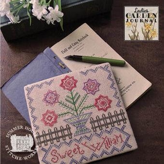 Stickvorlage Summer House Stitche Workes - Ladies Garden Journal 1 Sweet William