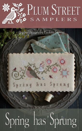 Stickvorlage Plum Street Samplers - Spring Has Sprung