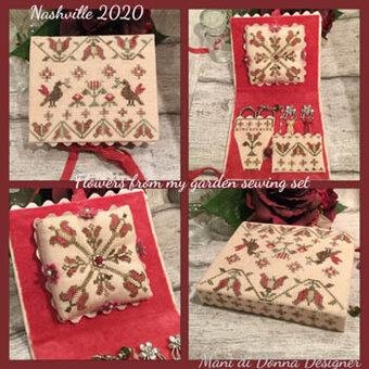 Flowers of My Garden Sewing Set - Mani Di Donna (Stickvorlage)