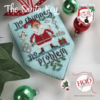 Stickvorlage Hands On Design - Secret Santa - Santa Key