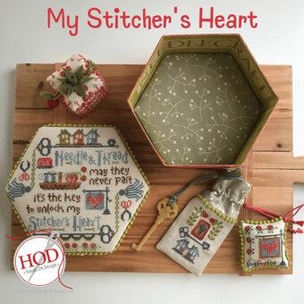 Stickvorlage Hands On Design - My Stitchers Heart