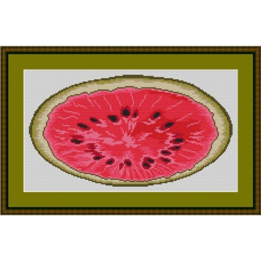 Stickvorlage Kreuzstich-Insider Melone
