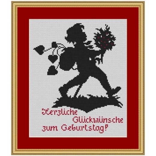Geburtstagsglückwünsche - Kreuzstich-Insider (Stickvorlage)