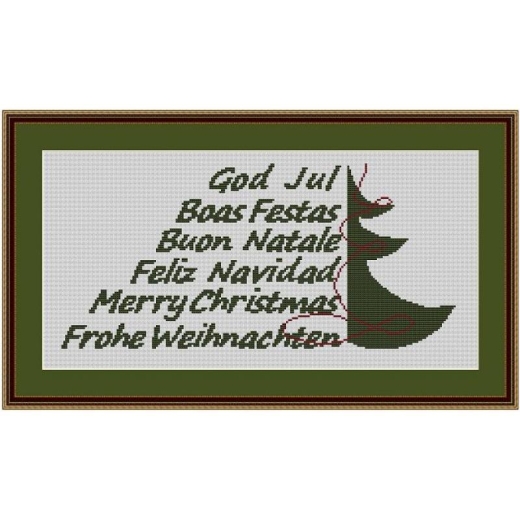 Baumhälfte - Kreuzstich-Insider (Stickvorlage)