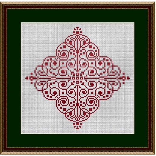Stickvorlage Kreuzstich-Insider Ornament 2