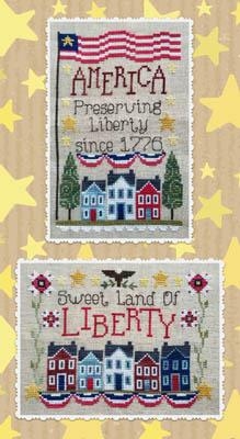Stickvorlage Waxing Moon Designs - Preserving Liberty