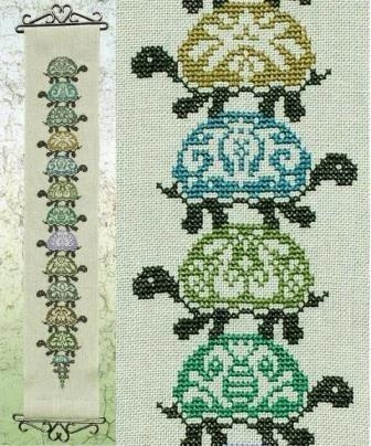 Stickvorlage Ink Circles - Turtles All The Way Down