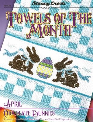 Stickvorlage Stoney Creek Collection - Towels Of The Month April