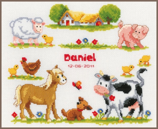 Vervaco Verachtert - Geburtsbild Farmtiere