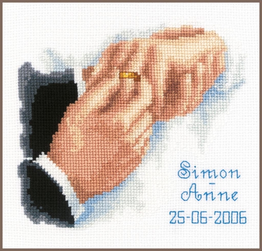 Vervaco Verachtert - Stickbild Hochzeit