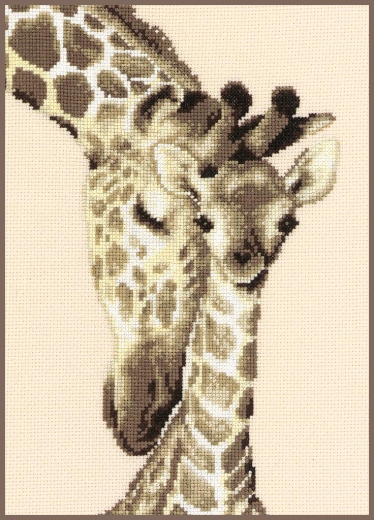 Vervaco Stickpackung - Giraffen