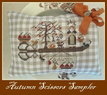 Stickvorlage Nikyscreations - Autumn Scissors Sampler