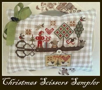 Stickvorlage Nikyscreations - Christmas Scissors Sampler