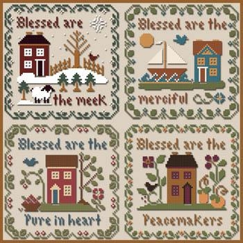 Stickvorlage Little House Needleworks - Saltbox Scriptures