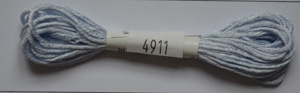 Soie dAlger Seidenstickgarn - Farbe 4911 blau extra