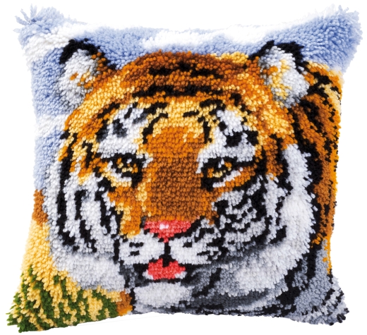 Knüpfkissen Verachtert/Vervaco - Tiger