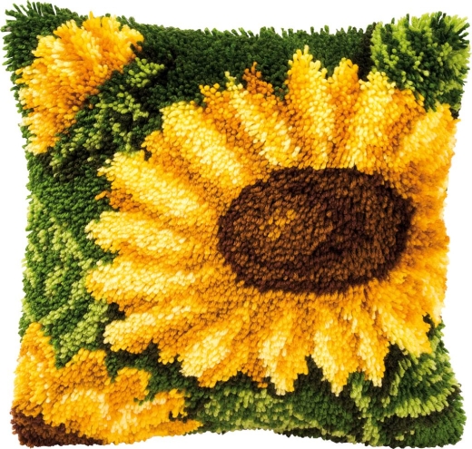 Knüpfkissen Sonnenblumen - Vervaco Verachtert