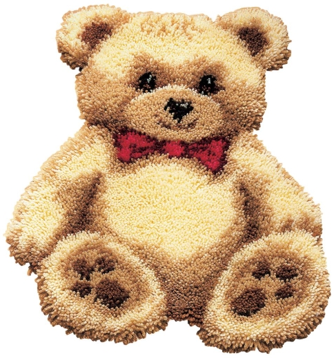 Knüpfteppich Vervaco - Teddybär 45x60 cm