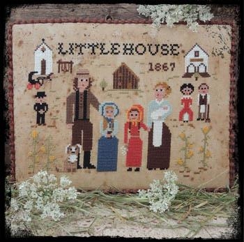 Stickvorlage Fairy Wool In The Wood - Little House