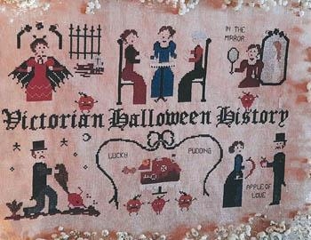 Stickvorlage Fairy Wool In The Wood - Victorian Halloween History