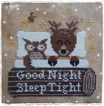 Stickvorlage Fairy Wool In The Wood - Good Night Sleep Tight
