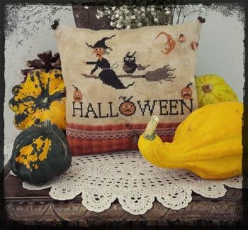 Stickvorlage Fairy Wool In The Wood - Happy Halloween By Tina
