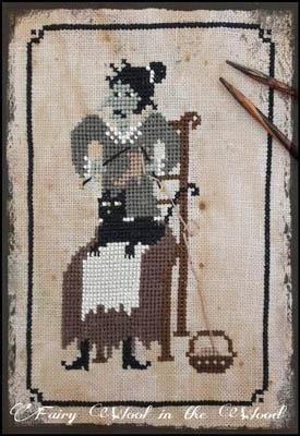 Stickvorlage Fairy Wool In The Wood - Cat Of The Knitter Witch (Ausverkauf)