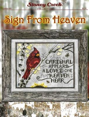 Stickvorlage Stoney Creek Collection - Sign From Heaven