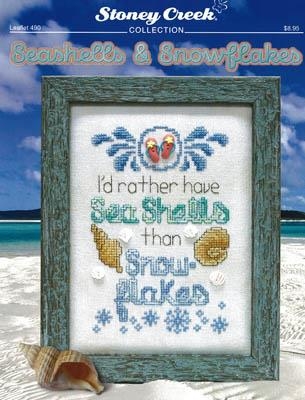 Stickvorlage Stoney Creek Collection - Seashells & Snowflakes